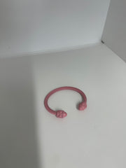 Pink Classic Cable Bracelet