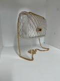 Clear Crossbody with Gold Details